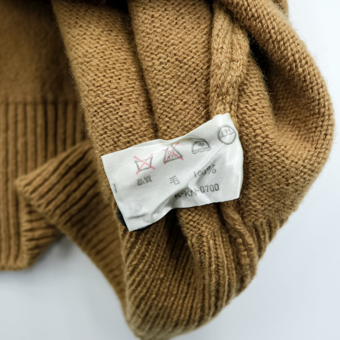 Chemise Lacoste 80年代 フランス企画 ポロ ニット セーター M ウール ベージュ