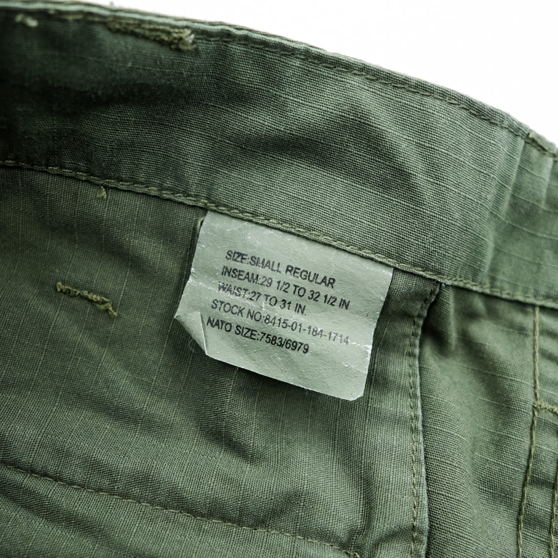 MILITARY OUTDOOR CLOTHING BDUパンツ リップストップ カーゴパンツ M オリーブ 6ポケット