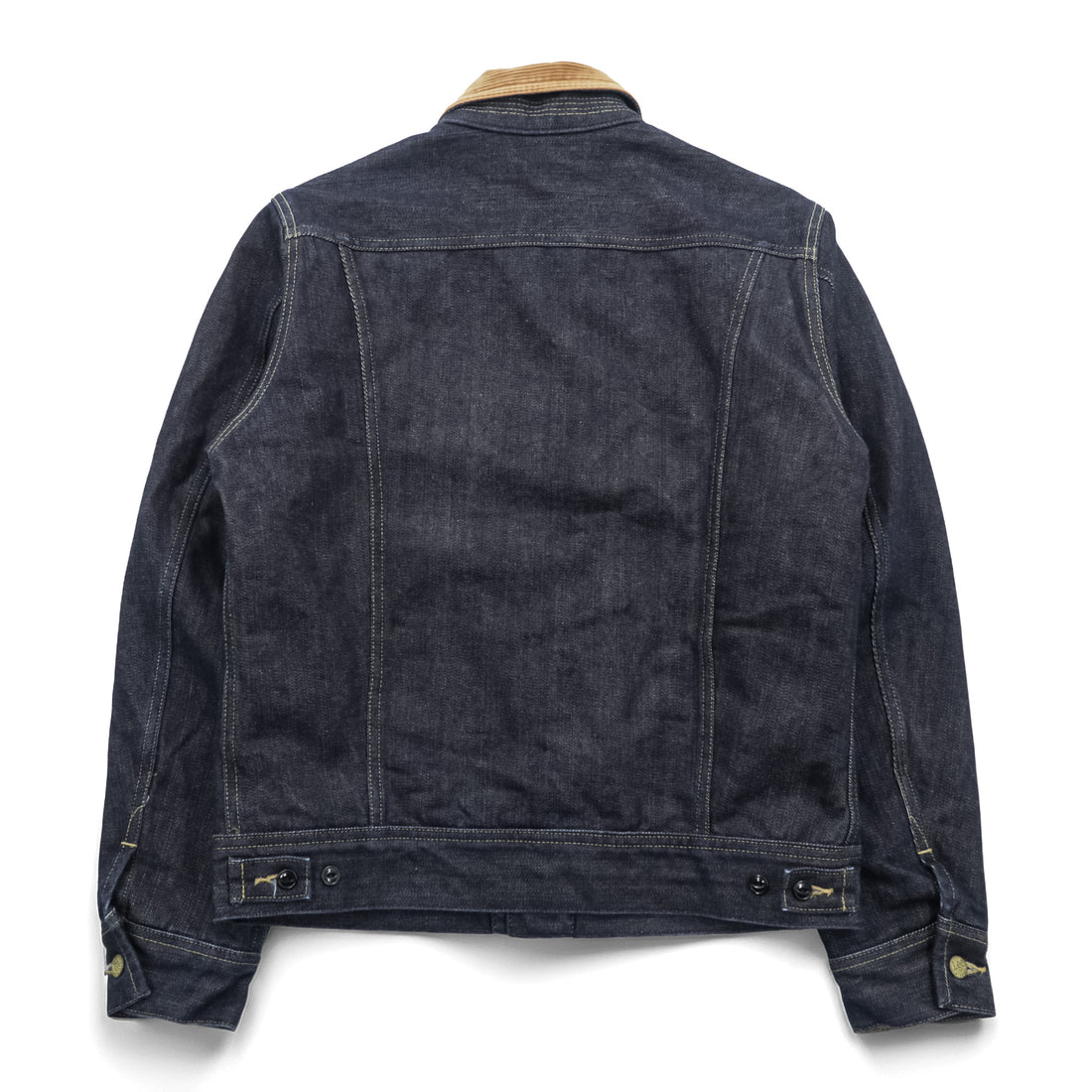 Lee ストームライダー STORM RIDER デニムジャケット Gジャン L インディゴ 襟コーデュロイ 濃紺 ブランケットライナー 101J復刻 LT0522