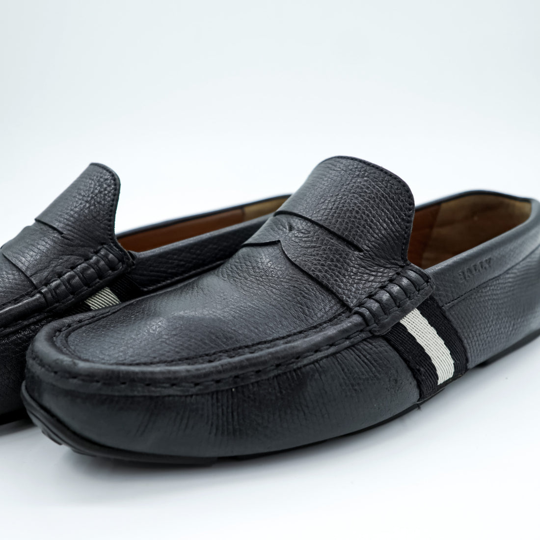 BALLY Made in Italy Penny Loafer Driving Shoes US7.5 PERCEVAL