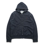 Polo Ralph Lauren Zip-Up Hoodie L Gray Front Pockets TALON Zipper Small Pony Embroidery