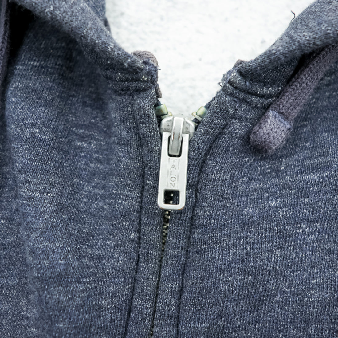 Polo Ralph Lauren Zip-Up Hoodie L Gray Front Pockets TALON Zipper Small Pony Embroidery