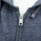Polo Ralph Lauren Zip-Up Hoodie L Gray Front Pockets TALON Zipper Small Pony Embroidery