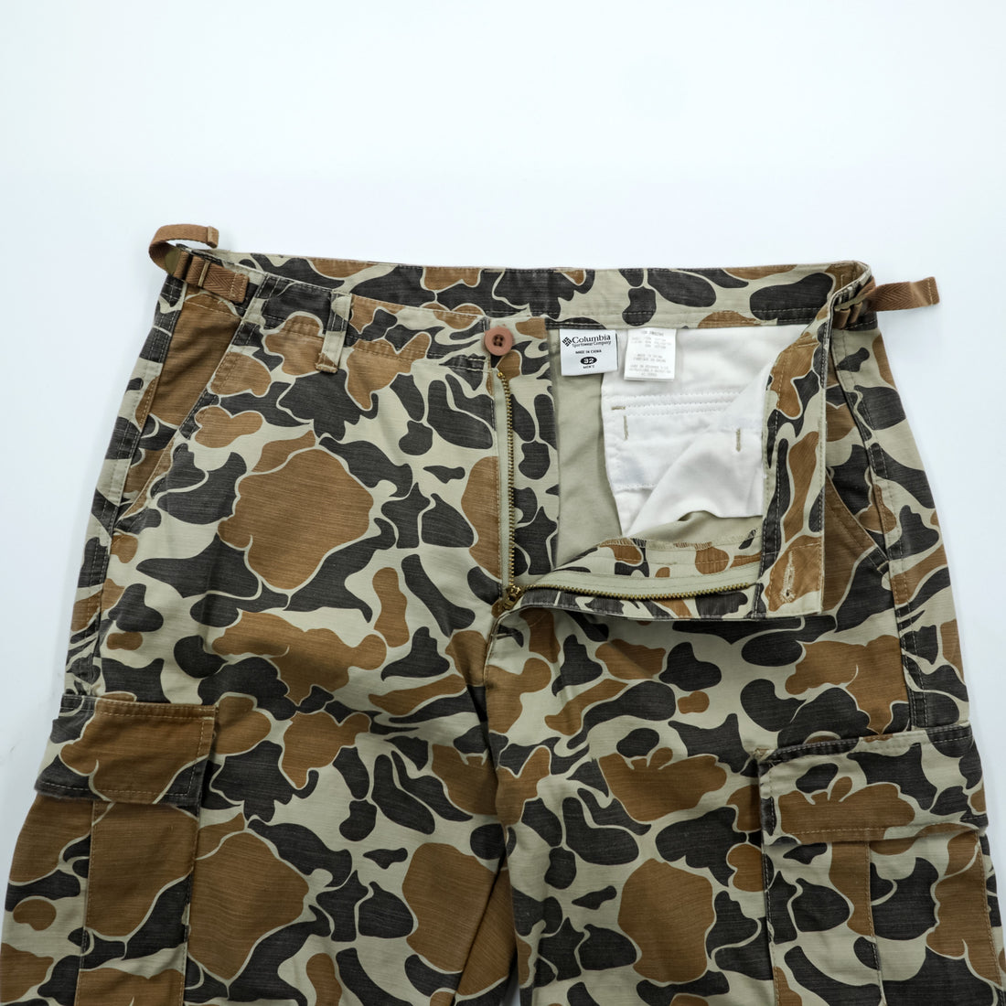 Columbia Dunes City Cargo Pants L Duck Hunter Camo PM8296