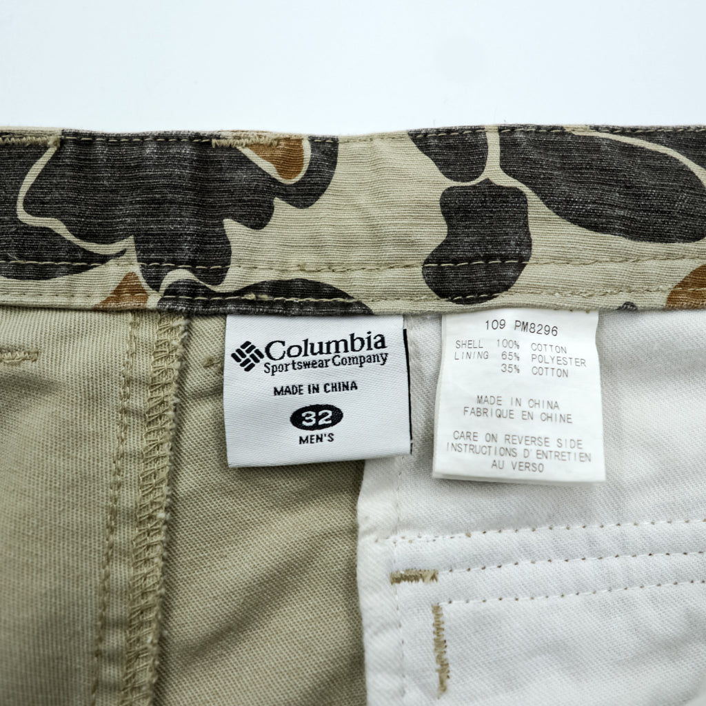 Columbia Dunes City Cargo Pants L Duck Hunter Camo PM8296