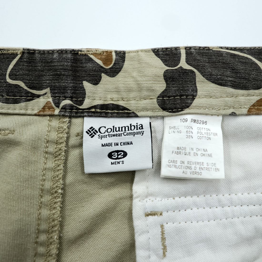 Columbia Dunes City Cargo Pants L Duck Hunter Camo PM8296