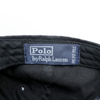 Polo Ralph Lauren baseball cap black with small pony embroidery