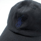 Polo Ralph Lauren baseball cap black with small pony embroidery