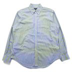 Lauren Ralph Lauren Non Iron Striped Shirt Button Down Mens Size 16 34/35 Multi Color L-XL