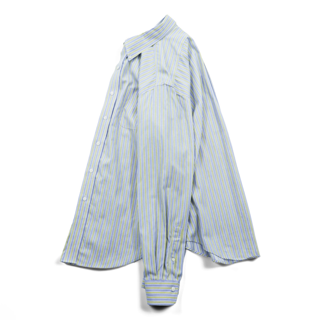 Lauren Ralph Lauren Non Iron Striped Shirt Button Down Mens Size 16 34/35 Multi Color L-XL