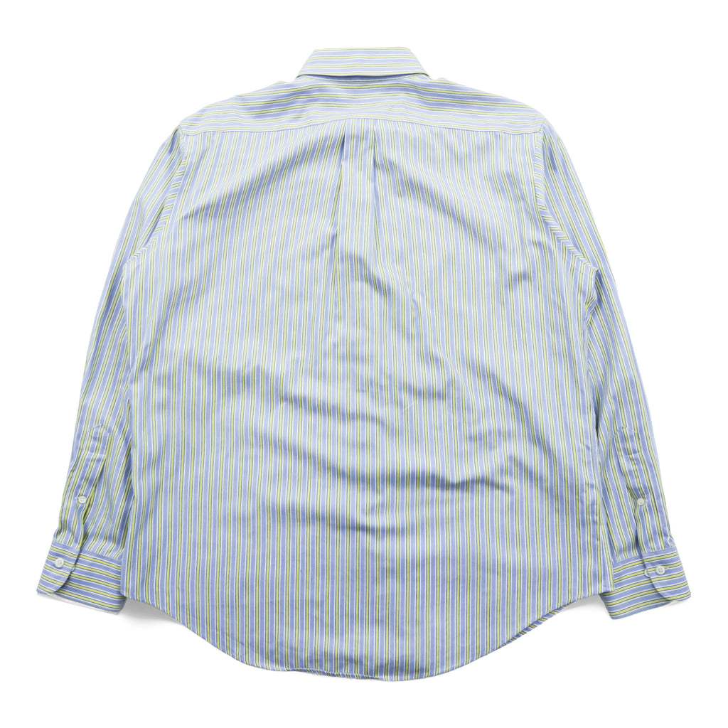 Lauren Ralph Lauren Non Iron Striped Shirt Button Down Mens Size 16 34/35 Multi Color L-XL