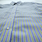Lauren Ralph Lauren Non Iron Striped Shirt Button Down Mens Size 16 34/35 Multi Color L-XL