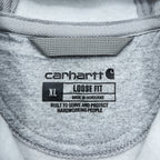 carhartt ミッドウェイト ジップパーカー XL グレー LOOSE FIT TS0122