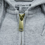 carhartt ミッドウェイト ジップパーカー XL グレー LOOSE FIT TS0122