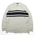 Polo Ralph Lauren 90s Thermal Long Sleeve Rugby Shirt XL Small Pony Embroidery