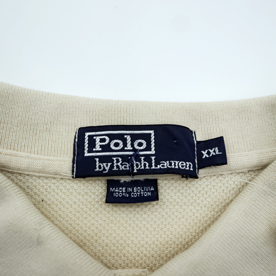 Polo Ralph Lauren 90s Thermal Long Sleeve Rugby Shirt XL Small Pony Embroidery