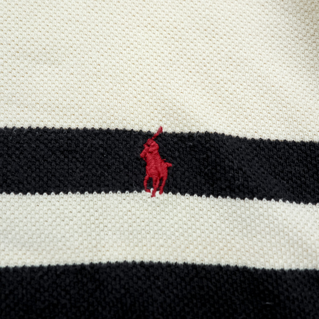 Polo Ralph Lauren 90s Thermal Long Sleeve Rugby Shirt XL Small Pony Embroidery