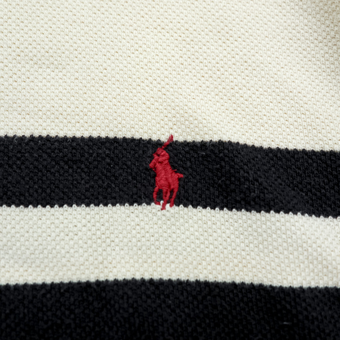 Polo Ralph Lauren 90s Thermal Long Sleeve Rugby Shirt XL Small Pony Embroidery