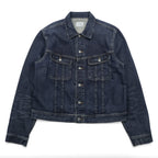 Polo Ralph Lauren デニムジャケット 短丈 Gジャン XL インディゴ レザーパッチ