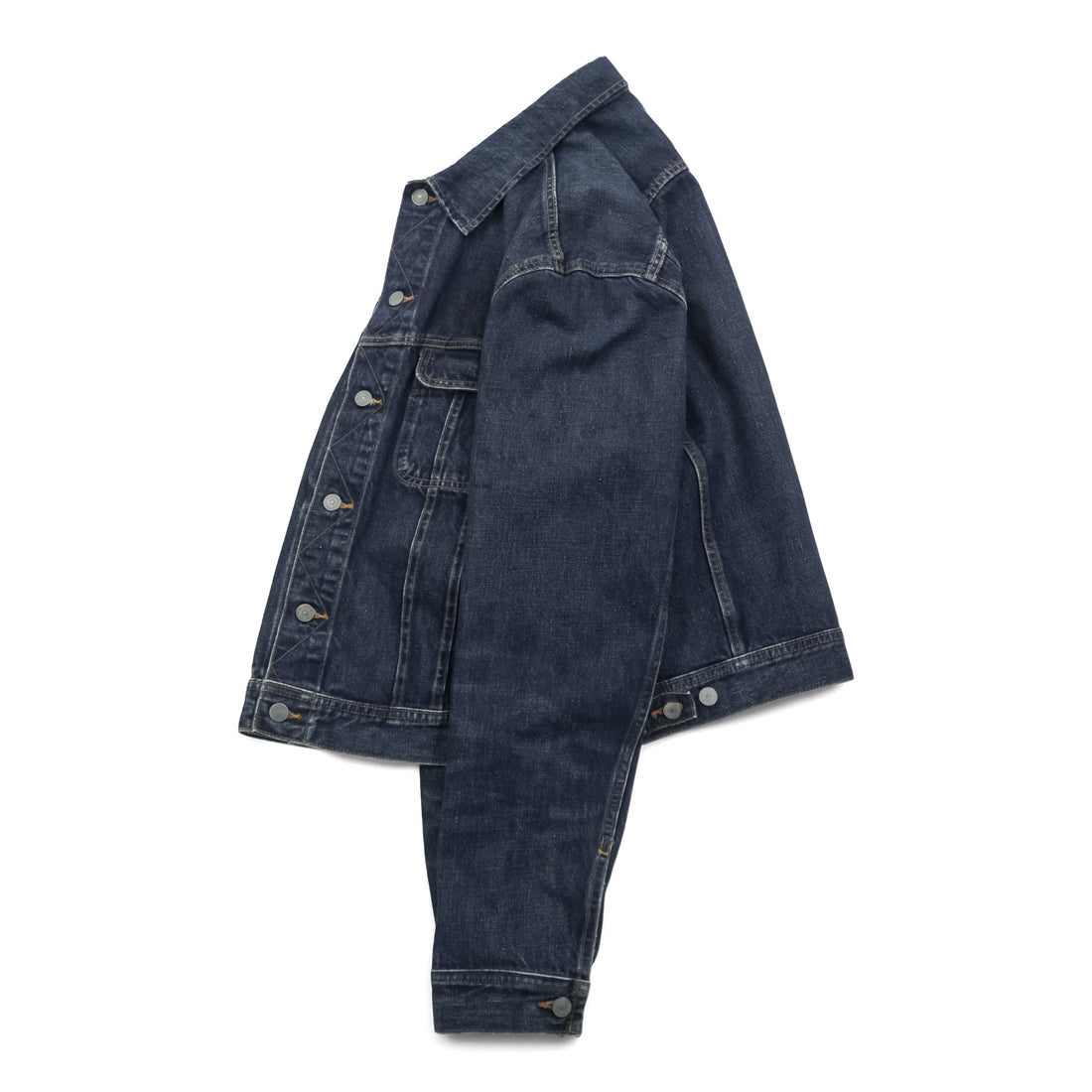 Polo Ralph Lauren デニムジャケット 短丈 Gジャン XL インディゴ レザーパッチ