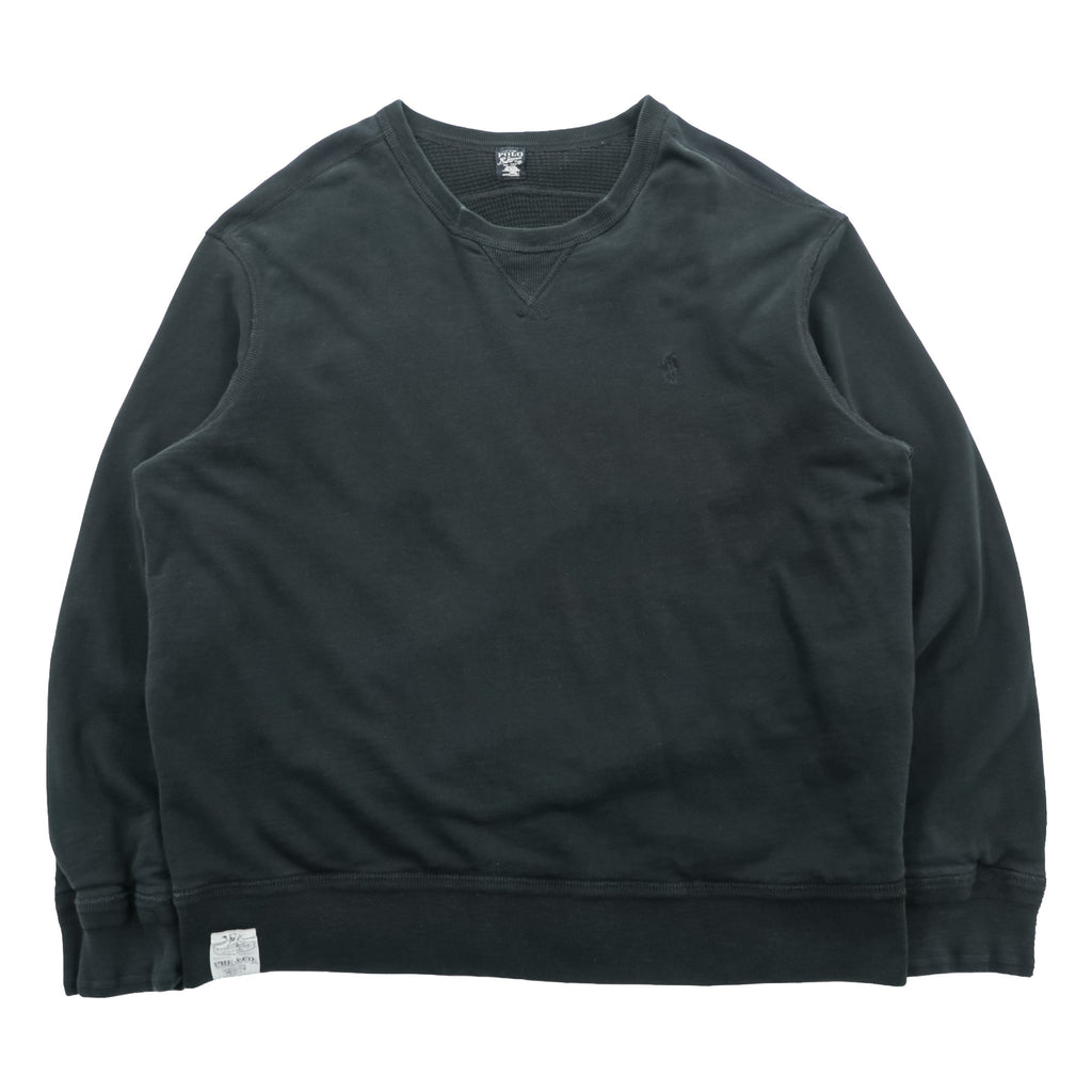 Polo Ralph Lauren Reversible V-neck, Thermal sweatshirt, size XL and up, with small pony embroidery