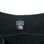 Polo Ralph Lauren Reversible V-neck, Thermal sweatshirt, size XL and up, with small pony embroidery
