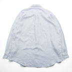 GOOUCH 90s Linen Shirt XL White Chest Pocket Big Size 100% Linen Deadstock Unused