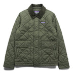 Patagonia Men's Diamond Quilted Jacket Basin Green FA20 Style 20735 Size XS Olive Puffer Shirt Jacket