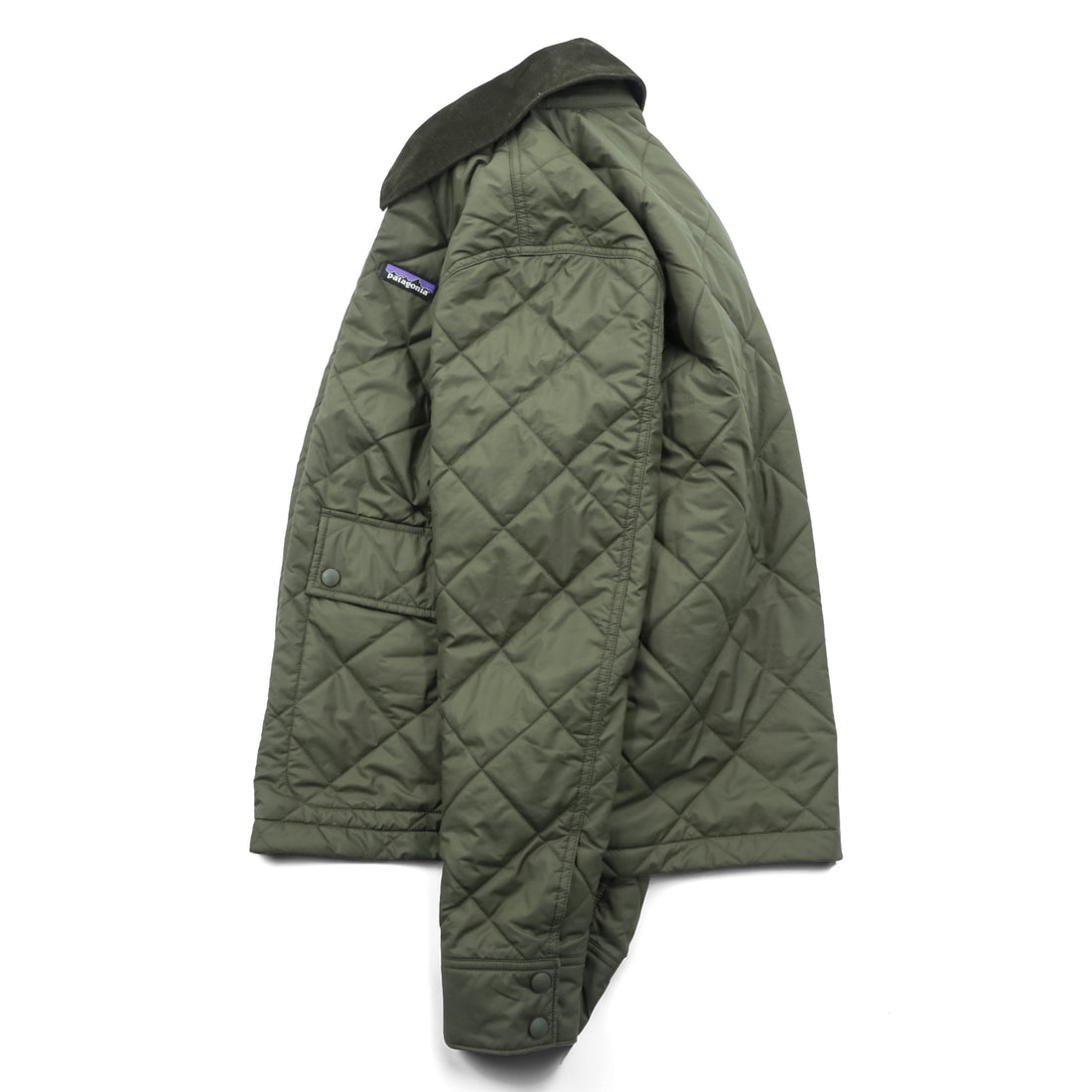 Patagonia Men's Diamond Quilted Jacket Basin Green FA20 Style 20735 Size XS Olive Puffer Shirt Jacket