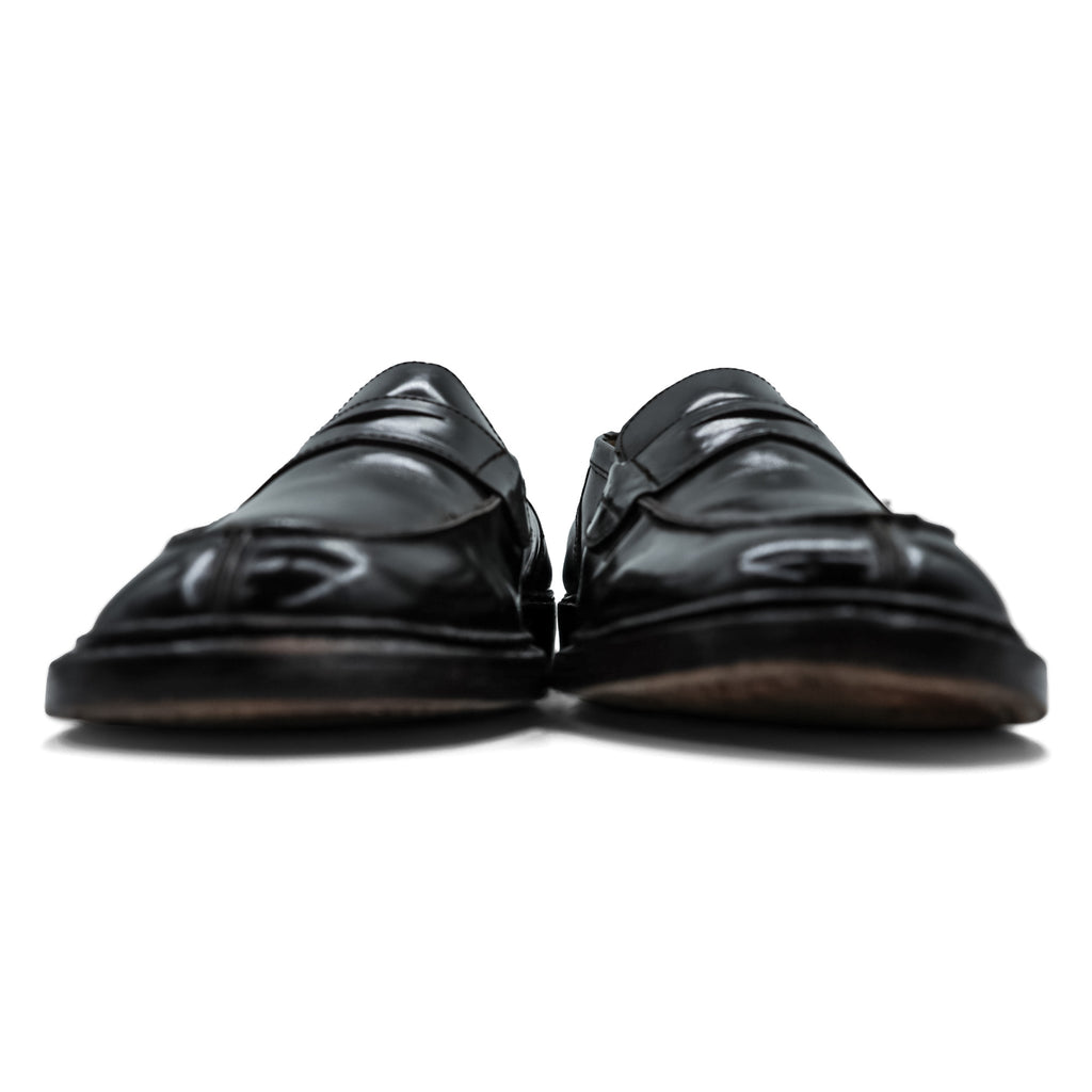 JOHN ASHFIELD Vチップ ペニーローファー 28cm ブラック グッドイヤーウェルト製法 HAND MADE ORIGINAL