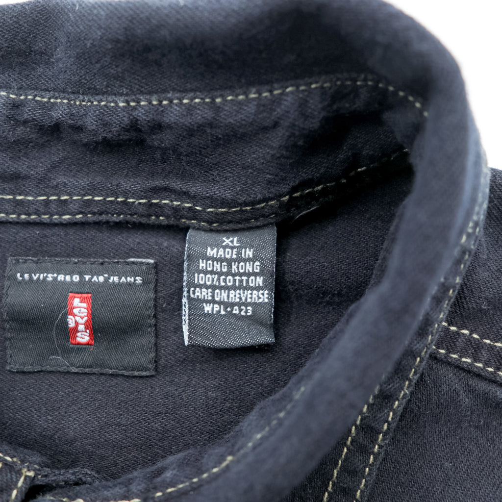 Levi Strauss 90s Work Shirt, Size XL (60560-0852), Red Tab Jeans Stitching