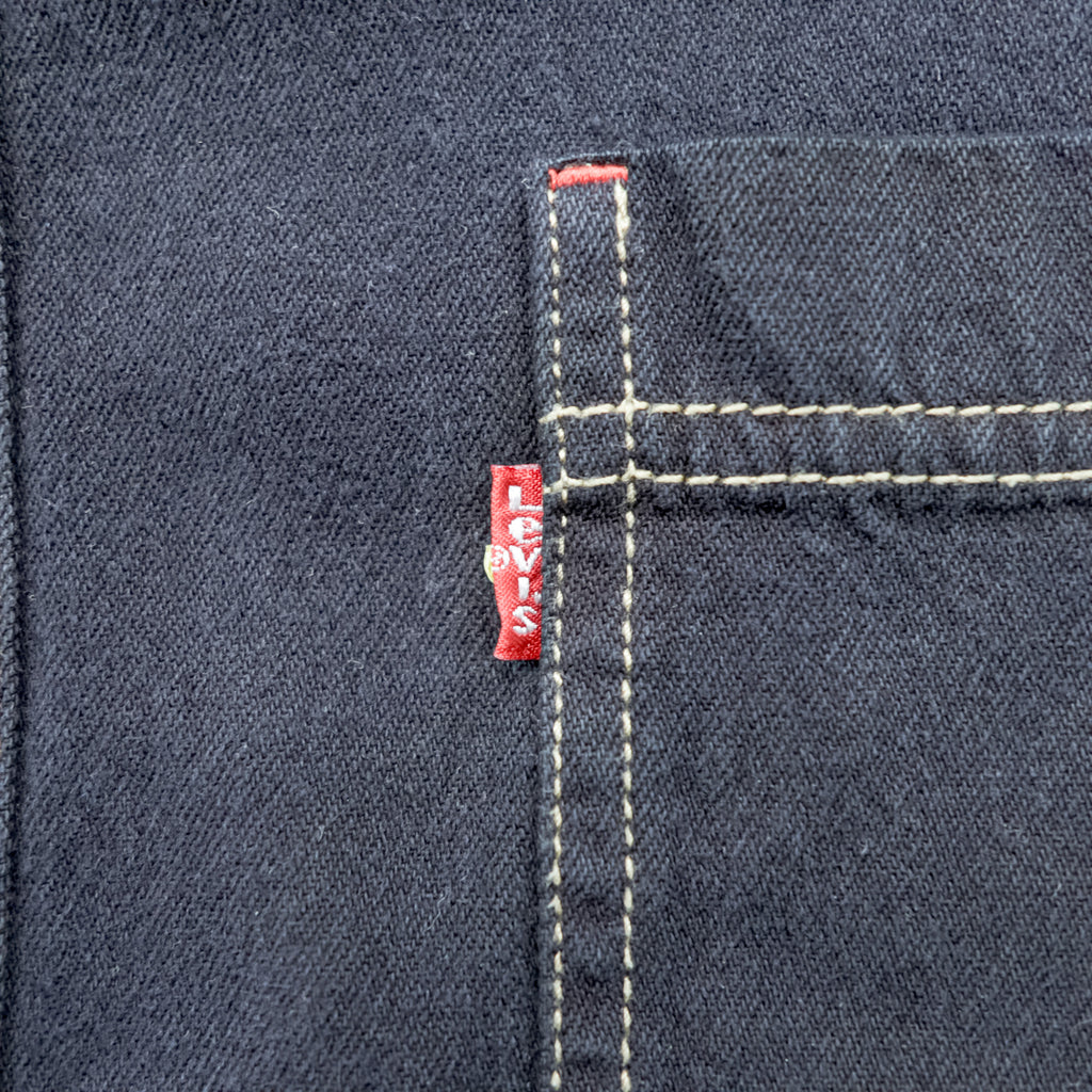 Levi Strauss 90s Work Shirt, Size XL (60560-0852), Red Tab Jeans Stitching