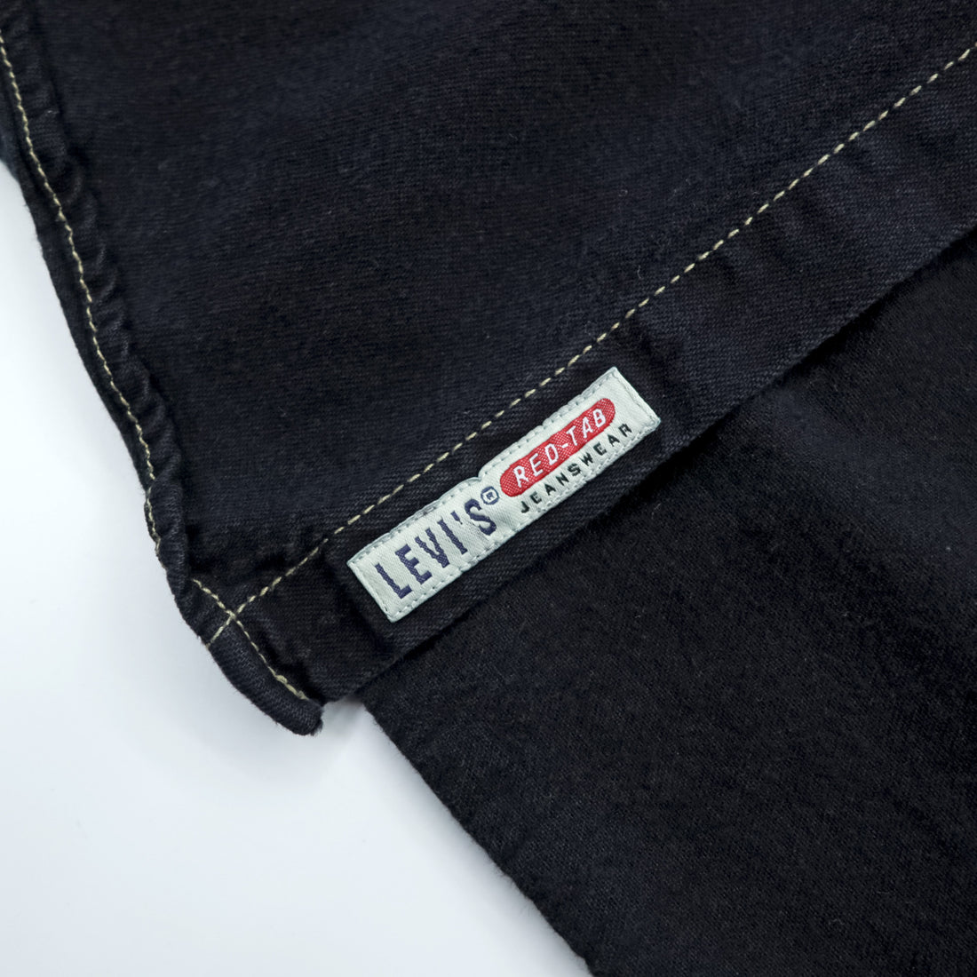 Levi Strauss 90s Work Shirt, Size XL (60560-0852), Red Tab Jeans Stitching