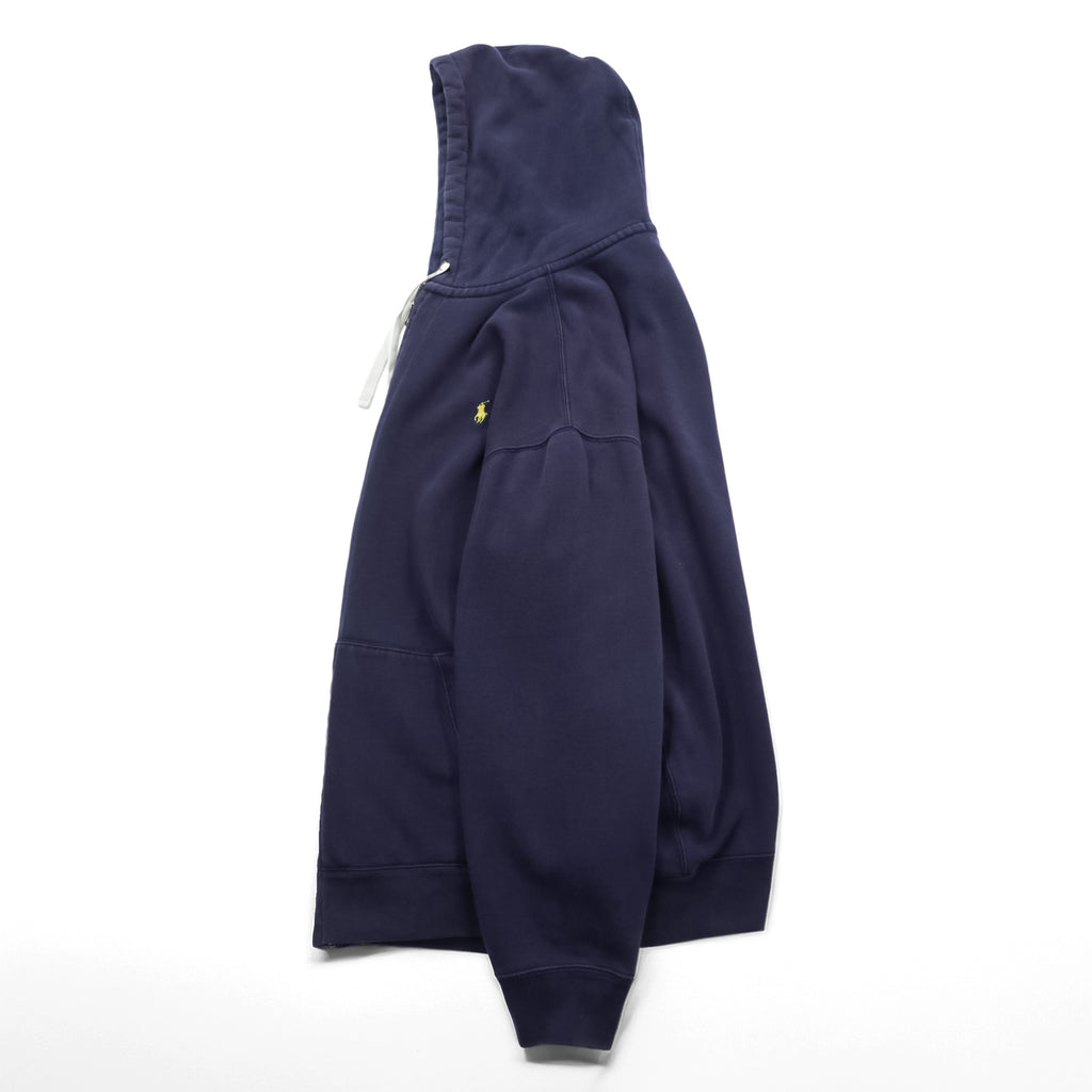 Polo Ralph Lauren リバースウィーブ ジップパーカー 3XL ネイビー スモールポニー ロゴ 刺繍