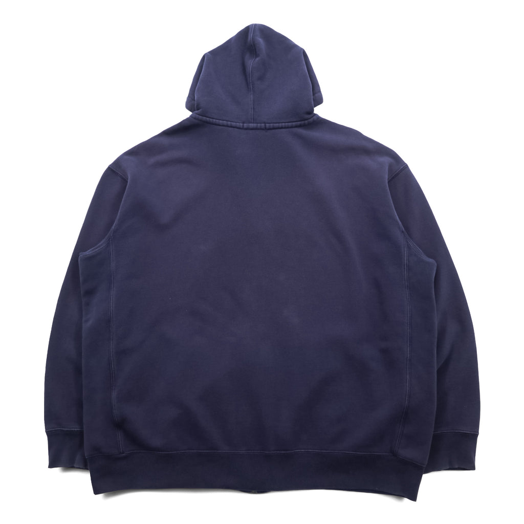 Polo Ralph Lauren リバースウィーブ ジップパーカー 3XL ネイビー スモールポニー ロゴ 刺繍