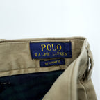 Polo Ralph Lauren ポロチノ チノパンツ ワークパンツ M ベージュ 裏地フランネル STRAIGHT FIT