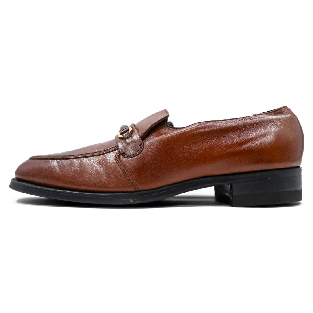 FLORSHEIM 70年代 米国製 ヴィンテージ ビット ローファー スリッポン 27.5cm ブラウン レザー 33244 USA製