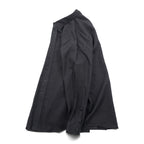 CLUB ROOM 90s Vintage Linen Button-Down Shirt L Black Oversized Chest Pocket