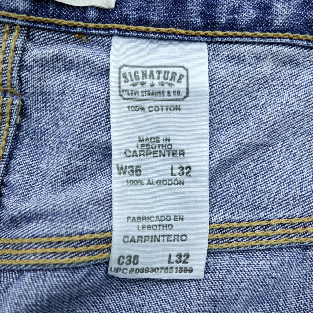 Levi's CARPENTER 2000s Wide Painter Denim Pants Jeans XL Indigo 916007511 SIGNATURE