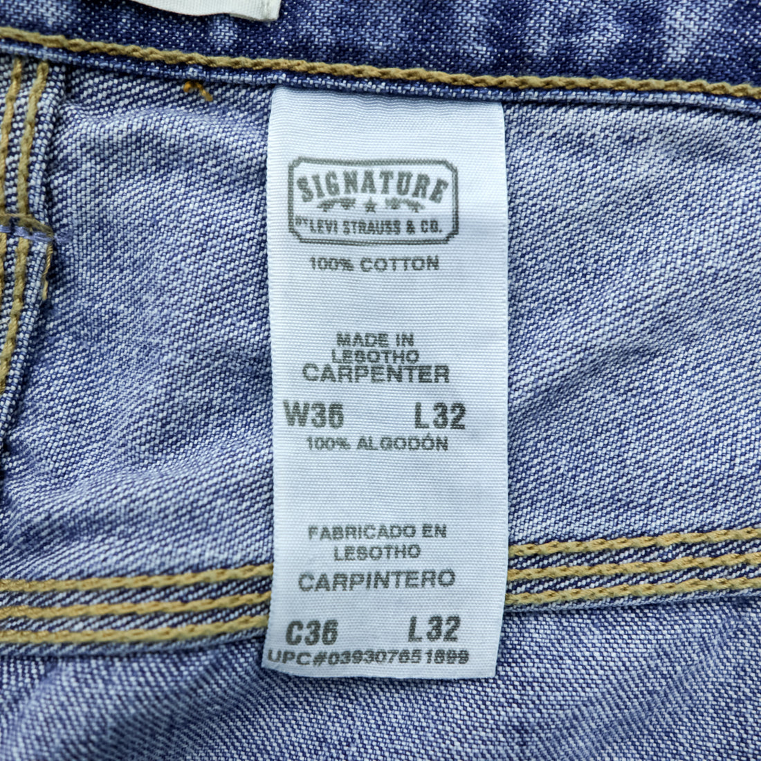 Levi's CARPENTER 2000s Wide Painter Denim Pants Jeans XL Indigo 916007511 SIGNATURE