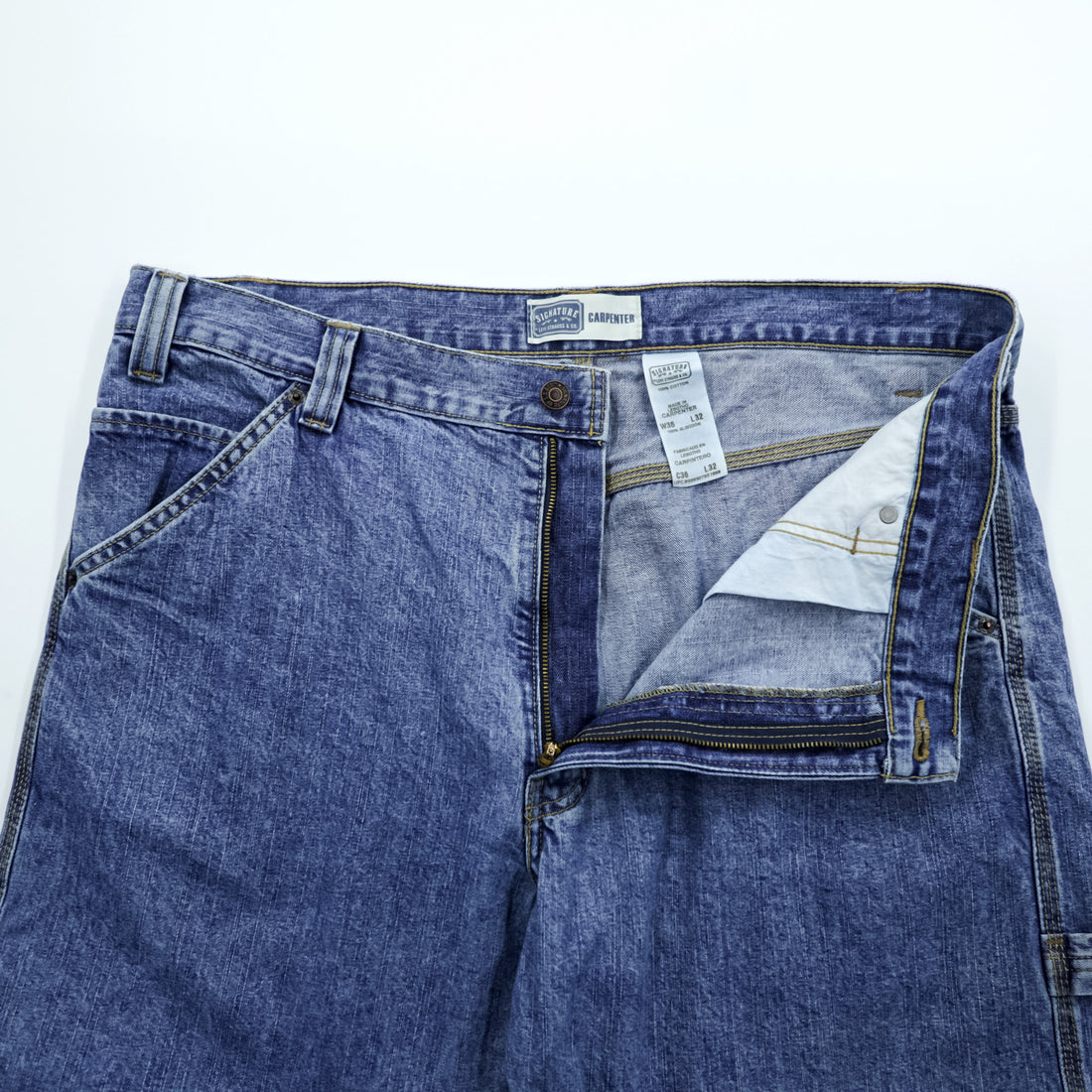 Levi's CARPENTER 2000s Wide Painter Denim Pants Jeans XL Indigo 916007511 SIGNATURE