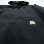 carhartt ヘビーウェイト パーカー XL ブラック ルーズフィット フロント カンガルーポケット RAIN DEFENDER TS0615