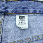 Levi Strauss 90s Relaxed Fit 550 Baggy Denim Pants, Size L, 00550-4834