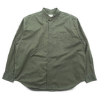 Eddie Bauer 90年代 ボタンダウンシャツ XL オリーブ コットン 胸ポケット ビッグサイズ