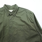 Eddie Bauer 90年代 ボタンダウンシャツ XL オリーブ コットン 胸ポケット ビッグサイズ
