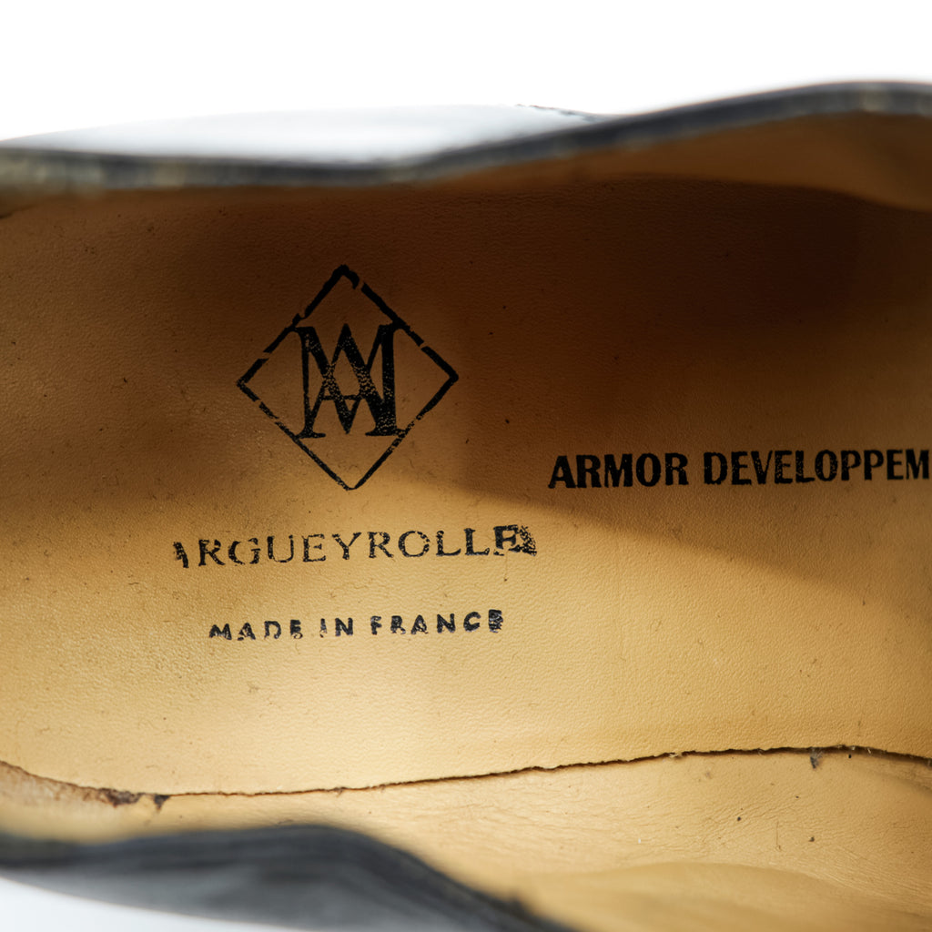 Argueyrolles フランス製 オフィサー サービスシューズ 27cm ブラック ミリタリー ARMOR DEVELOPPEMENT