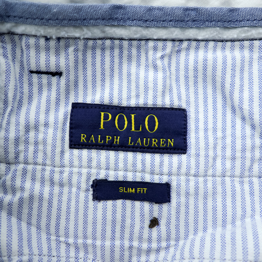 Polo Ralph Lauren ポロチノ チノパンツ ワークパンツ M ネイビー コットン SLIM FIT