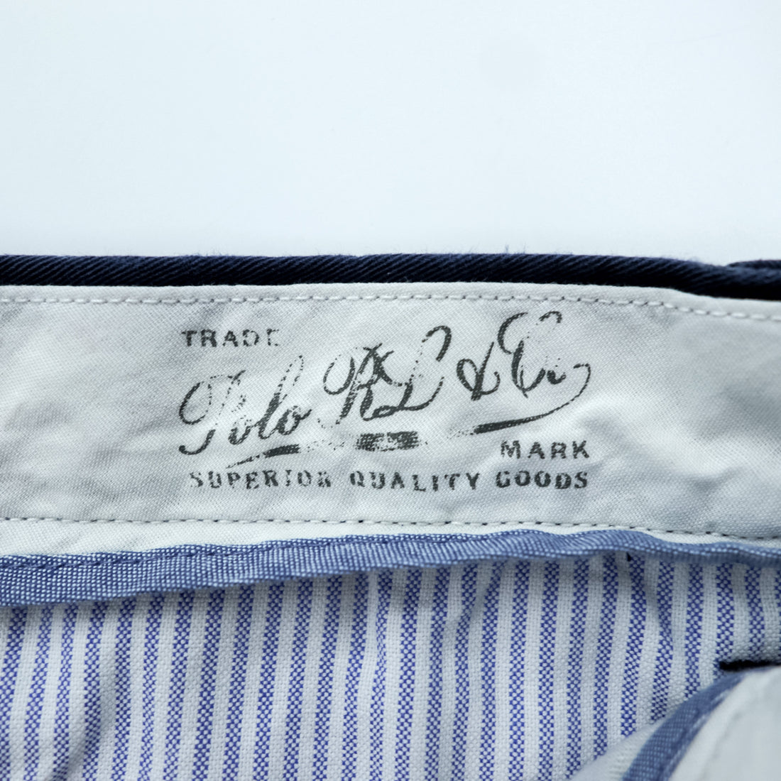 Polo Ralph Lauren ポロチノ チノパンツ ワークパンツ M ネイビー コットン SLIM FIT