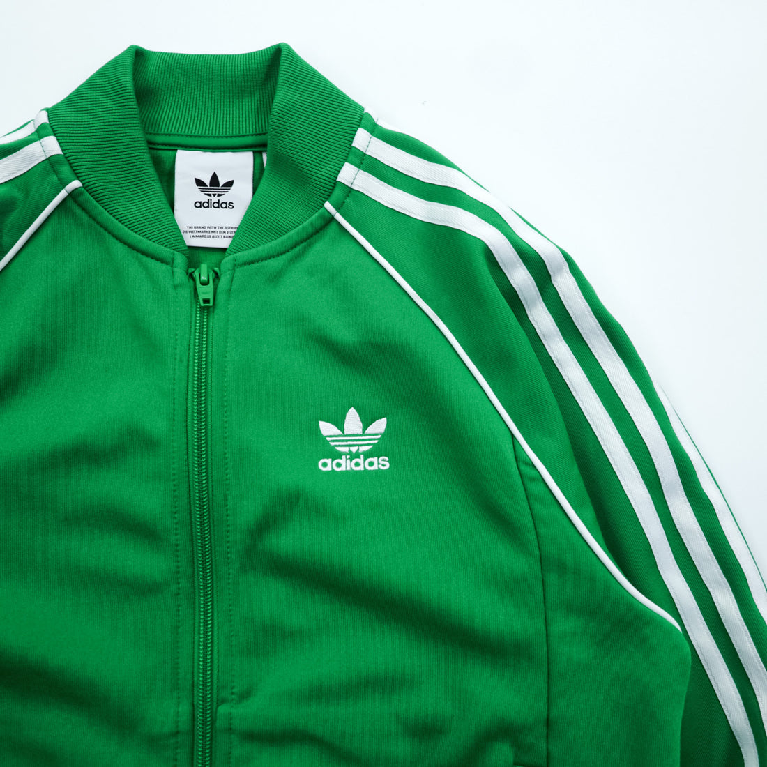 adidas originals ATP型 トラックジャケット ジャージ XS グリーン adicolor SUPER STAR TRACK TOP 3ストライプス トレフォイル CW1259