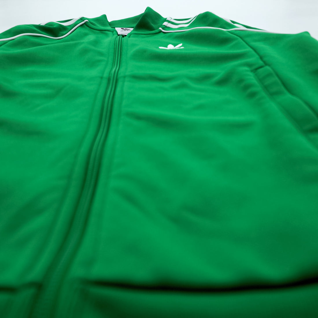 adidas originals ATP型 トラックジャケット ジャージ XS グリーン adicolor SUPER STAR TRACK TOP 3ストライプス トレフォイル CW1259